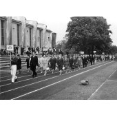 Defilada roczników Zjazdu Absolwentów na 30-lecie AWF, czerwiec 1960